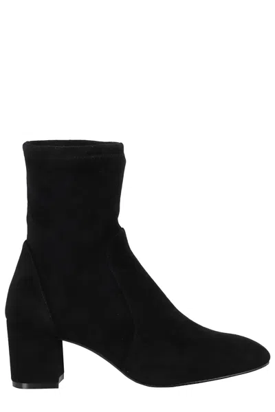 Stuart Weitzman Yuliana 60 Ankle Boot In Black