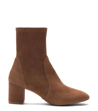 Stuart Weitzman 60mm Yuliana Ankle Boots In Brown