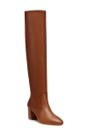 Stuart Weitzman Yuliana Slouch 60 Leather Knee Boots In Brown