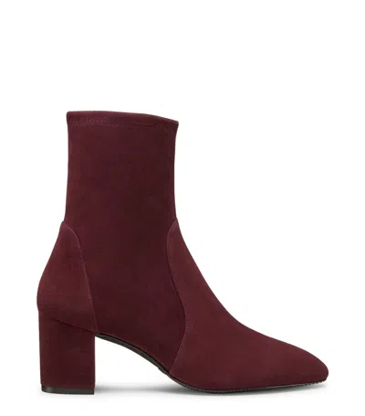 Stuart Weitzman Thick Heeled Short Boots In Brown