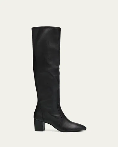Stuart Weitzman Women's Yuliana 60 Slouch Tall Boots In Black