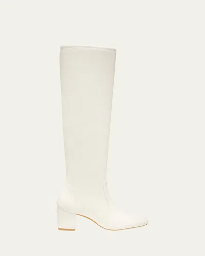 Stuart Weitzman Yuliana 60 Tall Slouch Boots In Cream