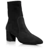 Stuart Weitzman Yuliana 60 Womens Suede Cushioned Footbed Ankle Boots