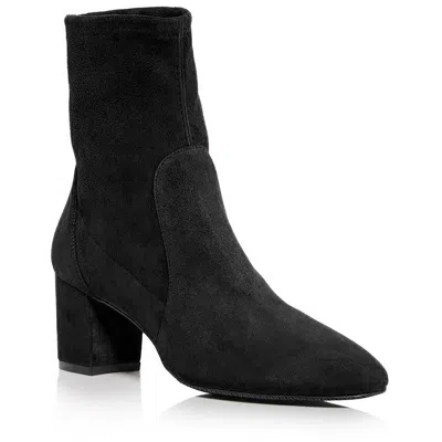 Stuart Weitzman Yuliana 60 Womens Suede Cushioned Footbed Ankle Boots