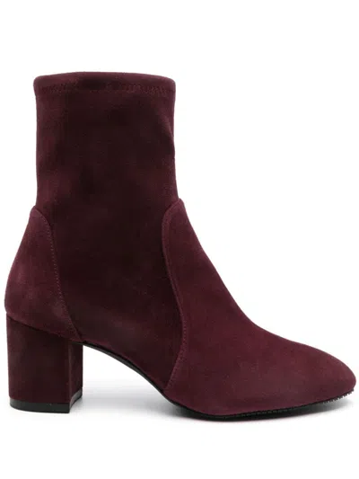 Stuart Weitzman Yuliana 60mm Boots In Red