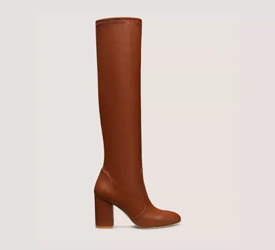 Stuart Weitzman Yuliana Knee High Slouch Boot In Brown