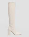 Stuart Weitzman Yuliana Leather Knee Boots In Cabernet
