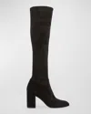 Stuart Weitzman Woman Knee Boots Black Size 6 Soft Leather In Black