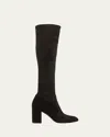 Stuart Weitzman Woman Knee Boots Black Size 6 Soft Leather In Black