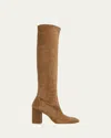 Stuart Weitzman Yuliana Knee High Slouch Boot In Camel