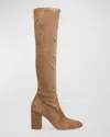 STUART WEITZMAN YULIANA SUEDE KNEE BOOTS