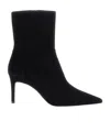 Stuart Weitzman Zipper Ankle Boots