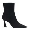 Stuart Weitzman Zippered Short Boots In Black