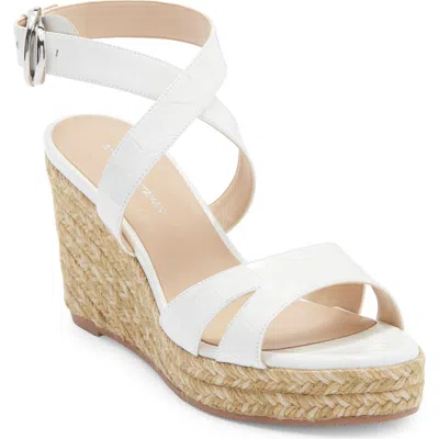 Stuart Weitzman Zuzu Espadrille Wedge Sandal In White