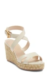 Stuart Weitzman Zuzu Espadrille Wedge Sandal In White