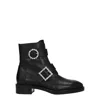 Stuart Weitzman Woman Ankle Boots Black Size 7.5 Calfskin