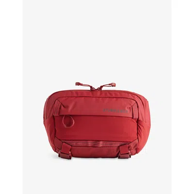Stubble And Co Mens Motion Sling 4l Woven Cross-body Bag Magma In Red