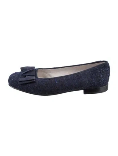 Pre-owned Stubbs & Wootton Ballet Flats In Blue