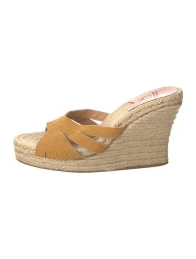 Pre-owned Stubbs & Wootton Braided Accents Espadrilles In Neutral