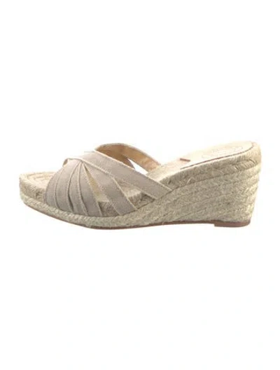 Pre-owned Stubbs & Wootton Canvas Espadrilles In Gray