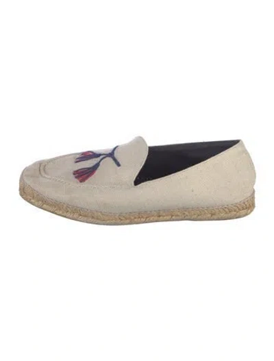 Pre-owned Stubbs & Wootton Canvas Espadrilles In Neutral