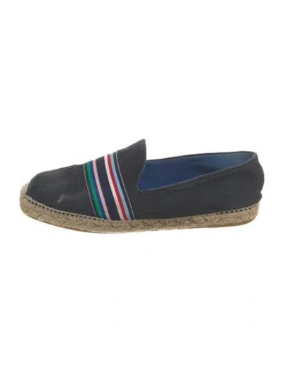 Pre-owned Stubbs & Wootton Canvas Printed Espadrilles In Blue