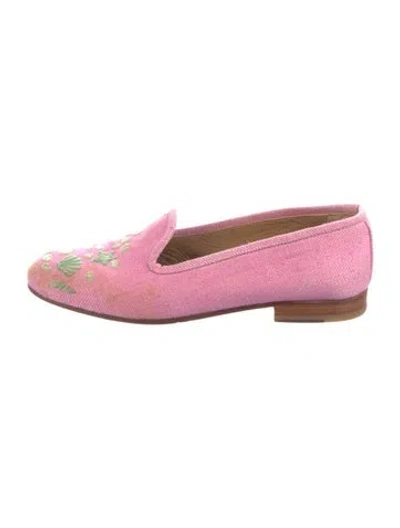 Pre-owned Stubbs & Wootton Canvas Printed Loafers In Multi