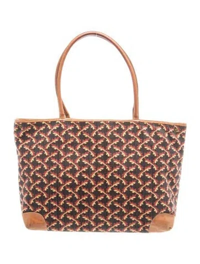 Pre-owned Stubbs & Wootton Canvas Tote In Brown