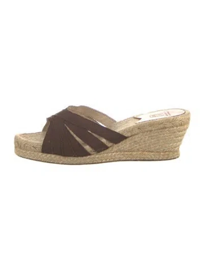 Pre-owned Stubbs & Wootton Espadrilles In Brown