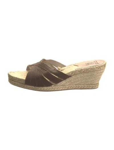 Pre-owned Stubbs & Wootton Espadrilles In Brown
