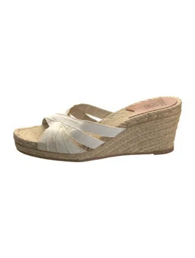Pre-owned Stubbs & Wootton Espadrilles In Neutrals