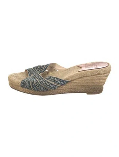 Pre-owned Stubbs & Wootton Graphic Print Espadrilles In Blue
