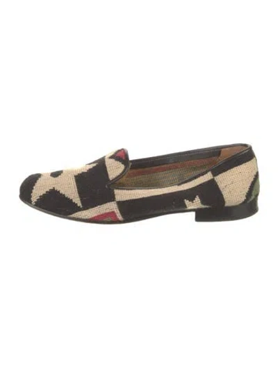 Pre-owned Stubbs & Wootton Graphic Print Loafers In Neutrals
