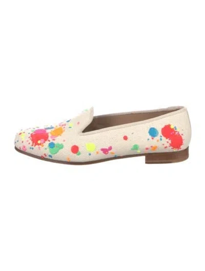 Pre-owned Stubbs & Wootton Graphic Print Loafers In Neutrals