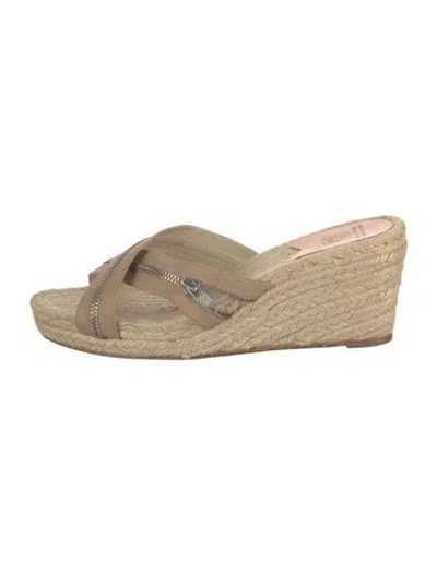 Pre-owned Stubbs & Wootton Jute Espadrilles In Neutrals