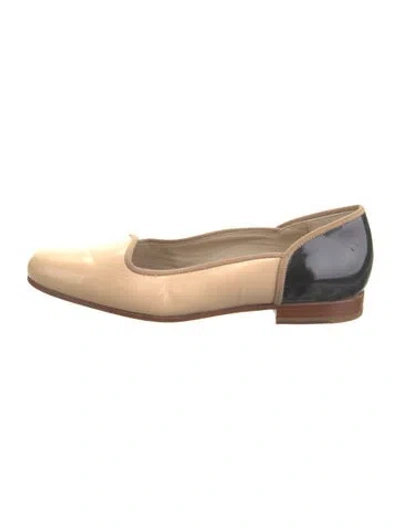 Pre-owned Stubbs & Wootton Leather Mules In Neutral