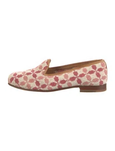 Pre-owned Stubbs & Wootton Patterned Loafers In Brown/green/pink
