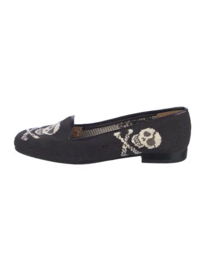 Pre-owned Stubbs & Wootton Printed Loafers In Blue