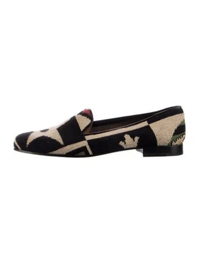 Pre-owned Stubbs & Wootton Printed Loafers In Blue