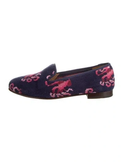 Pre-owned Stubbs & Wootton Printed Loafers In Multi