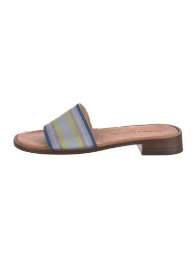 Pre-owned Stubbs & Wootton Printed Slides In Blue