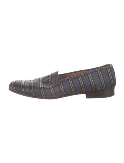 Pre-owned Stubbs & Wootton Striped Loafers In Multi