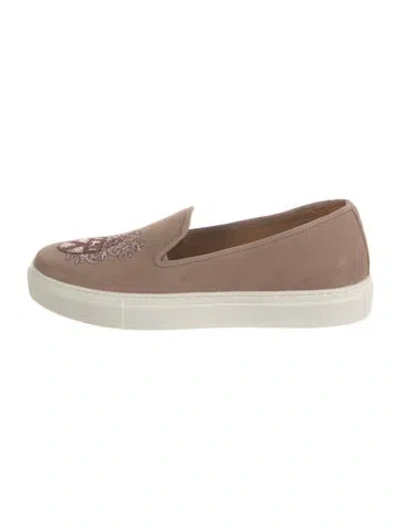 Pre-owned Stubbs & Wootton Suede Loafers In Neutral