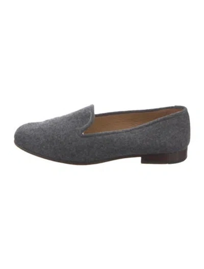 Pre-owned Stubbs & Wootton Wool Loafers In Grey