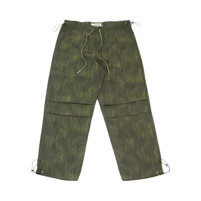 Pre-owned Students Big Sky Parachute Nylon Pants 'military' | Green | Men's Size 32