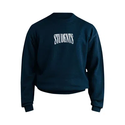 Pre-owned Students Cade Crewneck 'navy' | Blue | Men's Size L