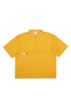 Students Course Marshal Mesh Zip Polo In Gold