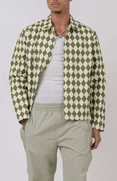 Students Eduardo's Twill Coach's Jacket In Nude