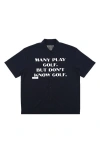 Students Educate Short Sleeve Poplin Button-up Shirt In Blue