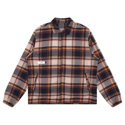 Pre-owned Students Fitzroy Flannel Shirt Jacket 'navy' | Blue | Men's Size Xl